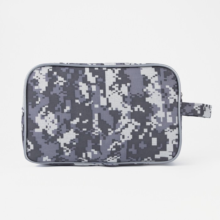 Косметичка на молнии, цвет серый 32607