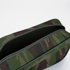 Косметичка дорожная на молнии «ЗФТС», с ручкой, наружный карман, цвет зелёный/камуфляж 9433632