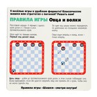 Настольная игра «Шашки» + «Овца и волки», магнитная - фото 27188364