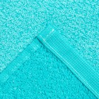 Полотенце махровое Этель цвет ярко-бирюзовый 30х60см,350г/м2,100% хлопок 9379095