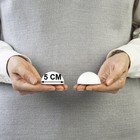 Пенопластовые заготовки для творчества "Полусферы" набор 7 шт 5 см - фото 24524202