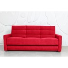 Прямой диван «Прайм 9», механизм книжка, независимый пружинный блок, велюр, цвет красный - Фото 1