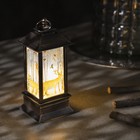 УЦЕНКА Фигура светодиодная "Фонарь цвет бронза, Олень", 1 LED, 13х5.5х5.5 см, бат. 3хAG13, Т/БЕЛЫЙ 4 9457953