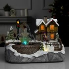УЦЕНКА Светодиодная фигура «Новогодний фонтан», 23×18×13 см, от батареек ААх3, USB, свечение тёплое белое - Фото 1