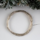 УЦЕНКА Гирлянда «Нить» 10 м роса, IP20, серебристая нить, 100 LED, свечение мульти (RGB), переливы, 12 В - Фото 2