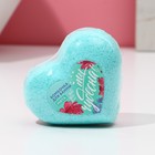 Бомбочка для ванны в форме сердца «Ты чудесна!», 130 г, мята - фото 1674294