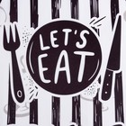 Фартук Доляна "Eat" 60х80 см, 100% п/э - Фото 3