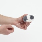 Игрушка вибрирующая, 5 см, серая, белая - Фото 5
