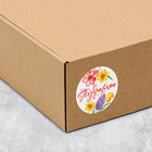 Наклейки на подарки «Поздравляю», 9 × 16 см (5 шт) - фото 805184990