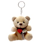 Брелок детский «Мишка с цветами», цвета МИКС - Фото 1