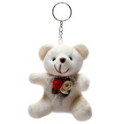 Брелок детский «Мишка с цветами», цвета МИКС - Фото 3