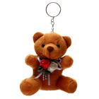 Брелок детский «Мишка с цветами», цвета МИКС - Фото 4
