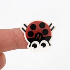 Детский термометр-наклейка налобный, градусник для новорожденных «Божья коровка», до 40°, 2.8×2.9 см - Фото 2
