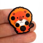 Детский термометр-наклейка налобный, градусник для новорожденных «Львенок», до 40°, 3.2×2.7 см - Фото 2