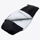 Спальный мешок туристический, цвет чёрный - фото 6777339