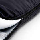 Спальный мешок туристический, цвет чёрный - фото 6777341