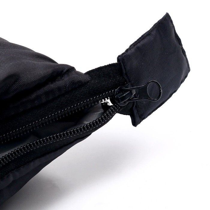 Спальный мешок туристический, цвет чёрный - фото 1907603419