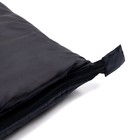 Спальный мешок туристический, цвет чёрный - фото 6777344