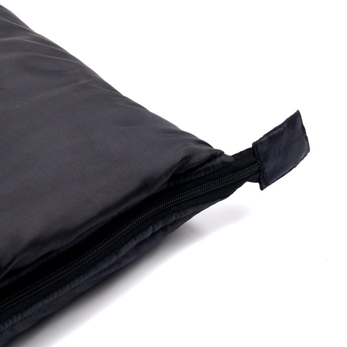 Спальный мешок туристический, цвет чёрный - фото 1907603421