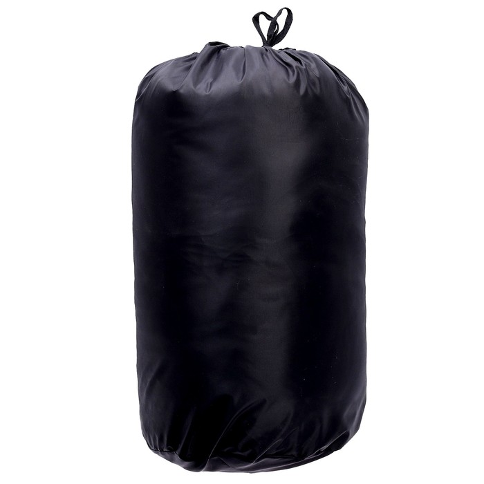 Спальный мешок туристический, цвет чёрный - фото 1907603422