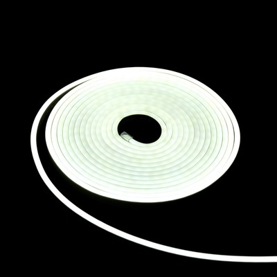 Гибкий неон Luazon Lighting 6×12 мм, IP65, 50 м, SMD2835, 120 LED/м, 12 В, свечение белое