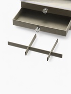 Шкатулка - органайзер для хранения украшений, 23.5×13×11 см, серая - Фото 10