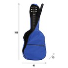Чехол для гитары  Music Life, 106х41х13 см, синий - фото 17712764