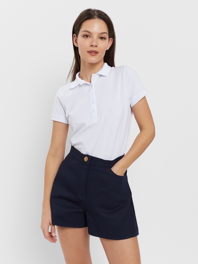 Шорты женские джинсовые MINAKU: Jeans Collection, синие, размер 42