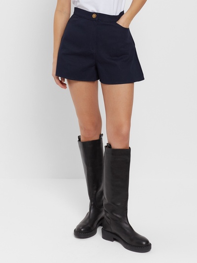 Шорты женские джинсовые MINAKU: Jeans Collection, синие, размер 42