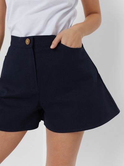 Шорты женские джинсовые MINAKU: Jeans Collection, синие, размер 42