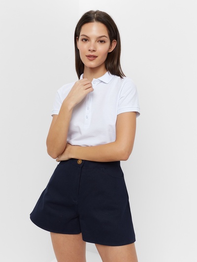 Шорты женские джинсовые MINAKU: Jeans Collection, синие, размер 42