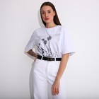 Ремень женский, ширина 3,3 см, винт, пряжка металл, цвет чёрный 9318078