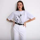 Ремень женский, ширина 2,8 см, пряжка металл, цвет чёрный - фото 42755406