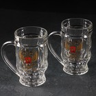 Набор «Герб России», 6 стопок 50 мл, 2 кружки 500 мл, пепельница - фото 34396817