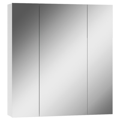 Зеркало-шкаф для ванной комнаты "Норма 65", 3 двери