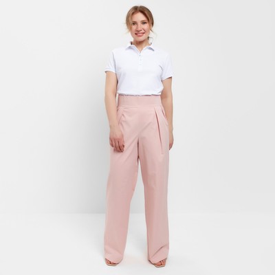 Брюки женские MINAKU: Enjoy, розовые, размер 50