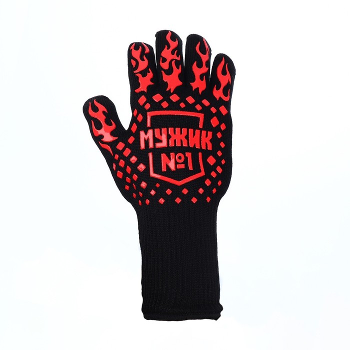 Огнеупорная перчатка «№1», размер 32 х 16 см, 1 шт - фото 1907603574