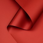 Пленка матовая для цветов и букетов, базовые цвета, красная, 57 см×10 м - Фото 1