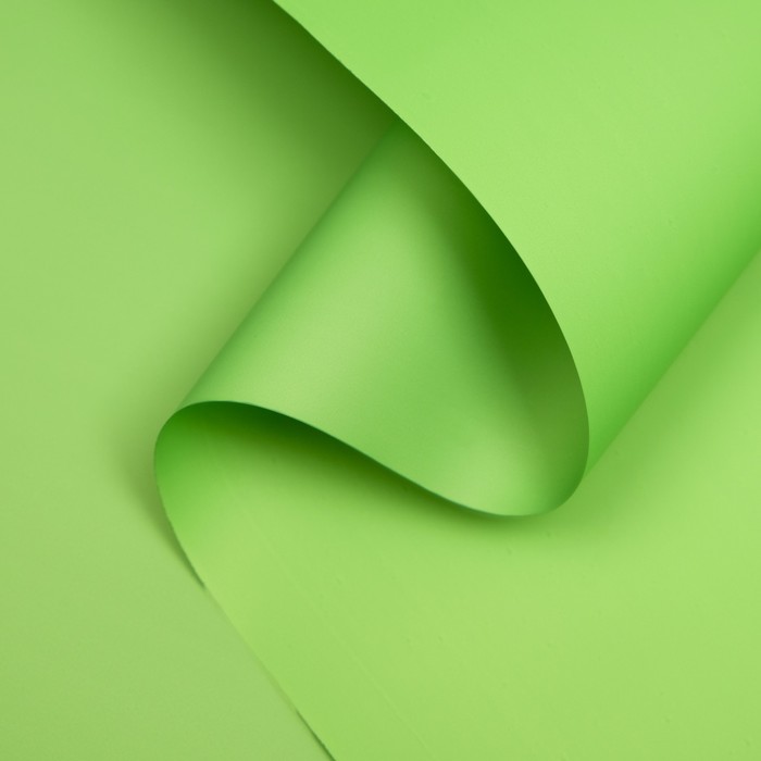 Пленка матовая, неоновые цвета, зелёная, 57см*10м - Фото 1