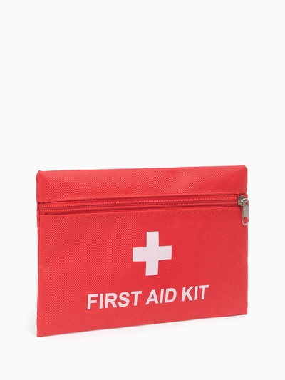 Косметичка-аптечка походная на молнии, красная