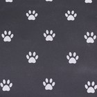 Автокресло для животных 40*30*25 см, чёрное с белыми лапками - Фото 12