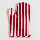 Варежка Доляна цвет бордовый 26х16 см, 100% п/э - фото 41450319