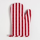 Варежка Доляна цвет бордовый 26х16 см, 100% п/э - фото 41450320