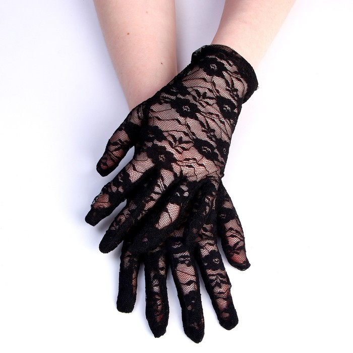 Карнавальные перчатки, размер М - фото 1884065116