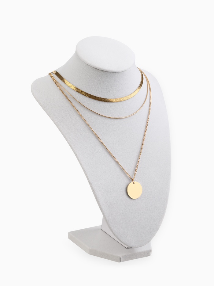 Бюст для украшений QF, 17×11×25 см, белый - Фото 1