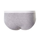 Трусы женские слипы, цвет светло-серый, размер 52 - фото 53703273