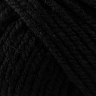 Пряжа "Shetland Chunky" 50% акрил, 50% шерсть 150м/100гр (602 чёрный) - фото 21957581