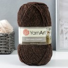 Пряжа "Shetland Chunky" 50% акрил, 50% шерсть 150м/100гр (619 шоколад) 9436805 - фото 10789795