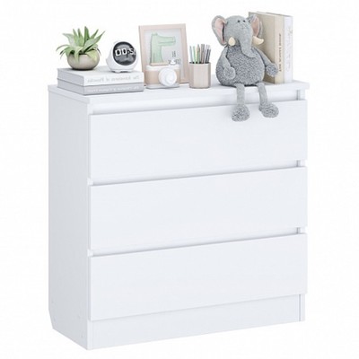 Комод детский Polini kids, 80×35×80 см, 3 ящика, белый