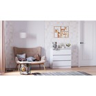 Комод детский Polini kids, 80×35×80 см, 3 ящика, белый - Фото 5